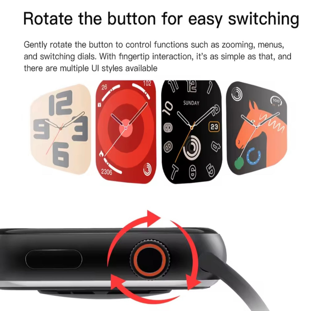 HD Smartwatch – Bluetooth Call, Health Tracking, Fitness & Outdoor, Unisex