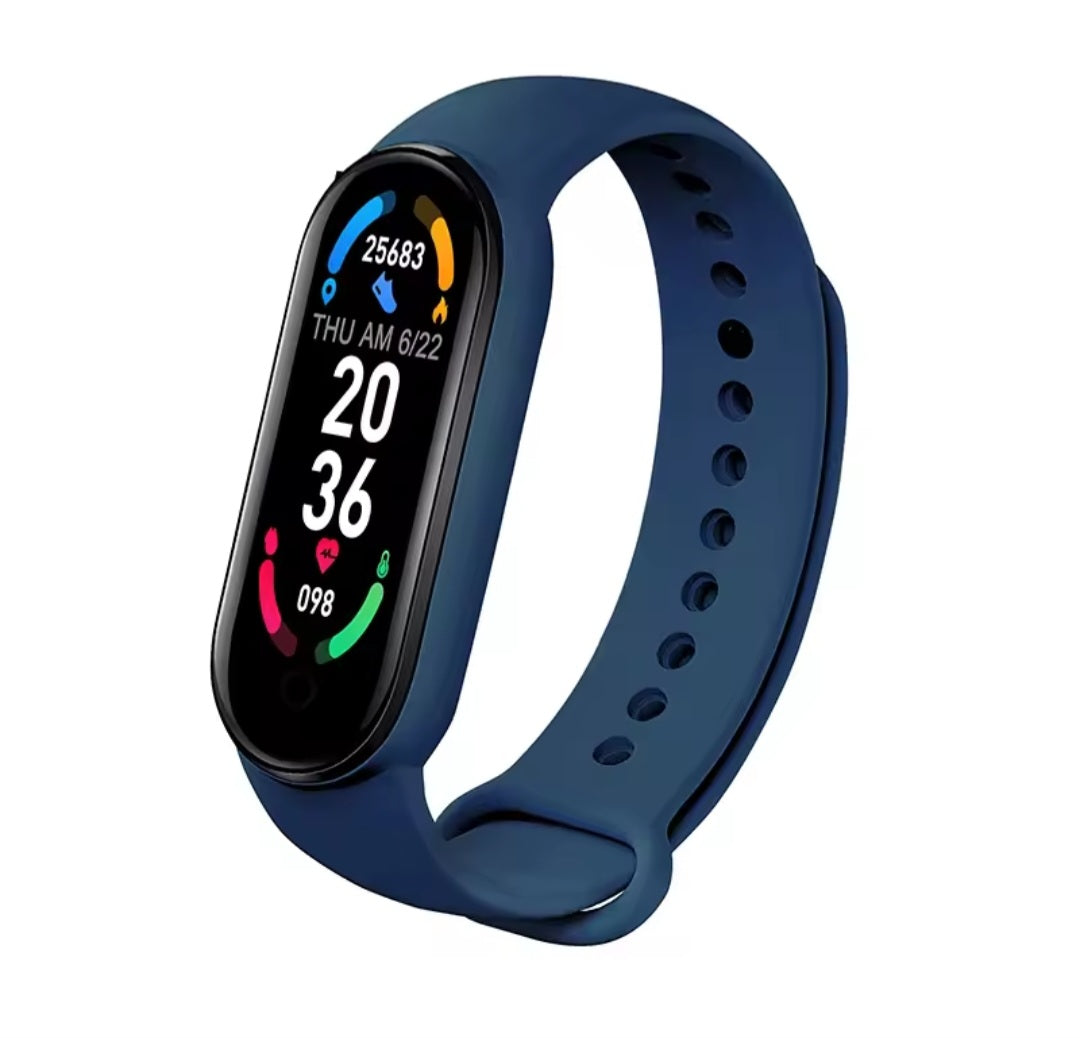 M6 Smartwatch – Multi-Function Fitness & Health Tracker, Unisex Waterproof