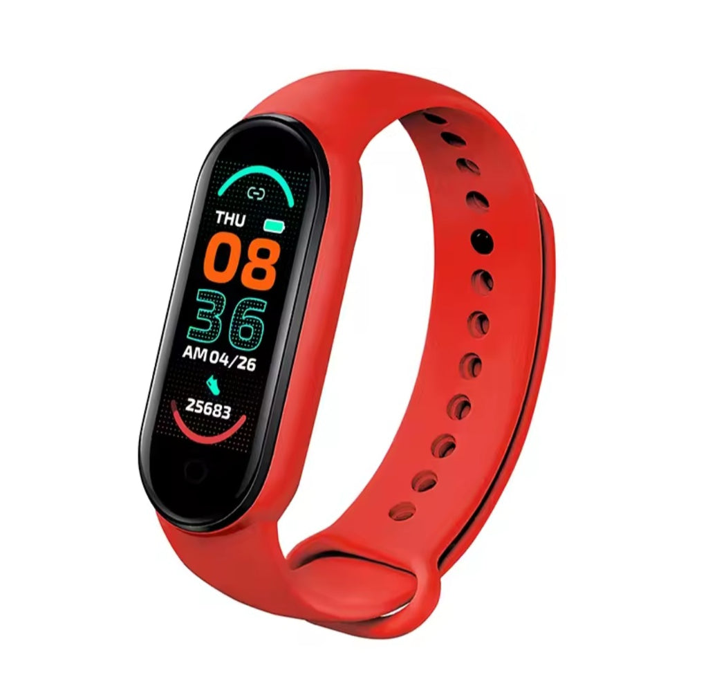 M6 Smartwatch – Multi-Function Fitness & Health Tracker, Unisex Waterproof