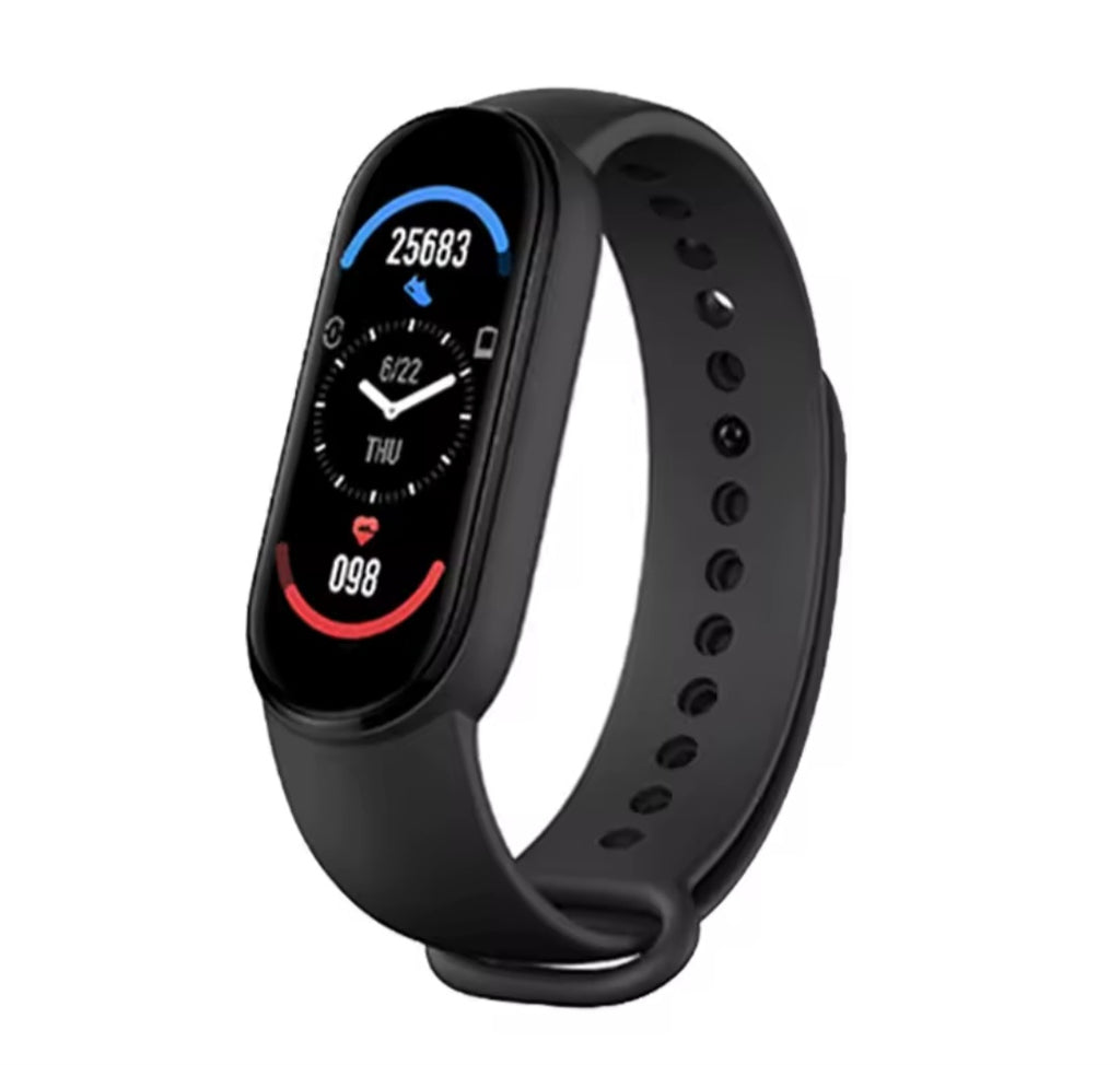 M6 Smartwatch – Multi-Function Fitness & Health Tracker, Unisex Waterproof