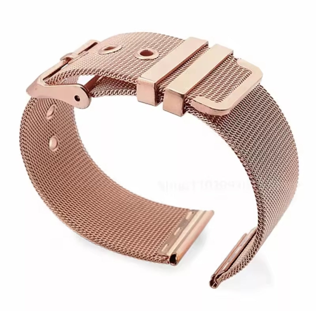 Premium Milanese Mesh Watch Strap – Stainless Steel, 0.4mm Thin, Adjustable 18-24mm, Compatible with Omega & DW