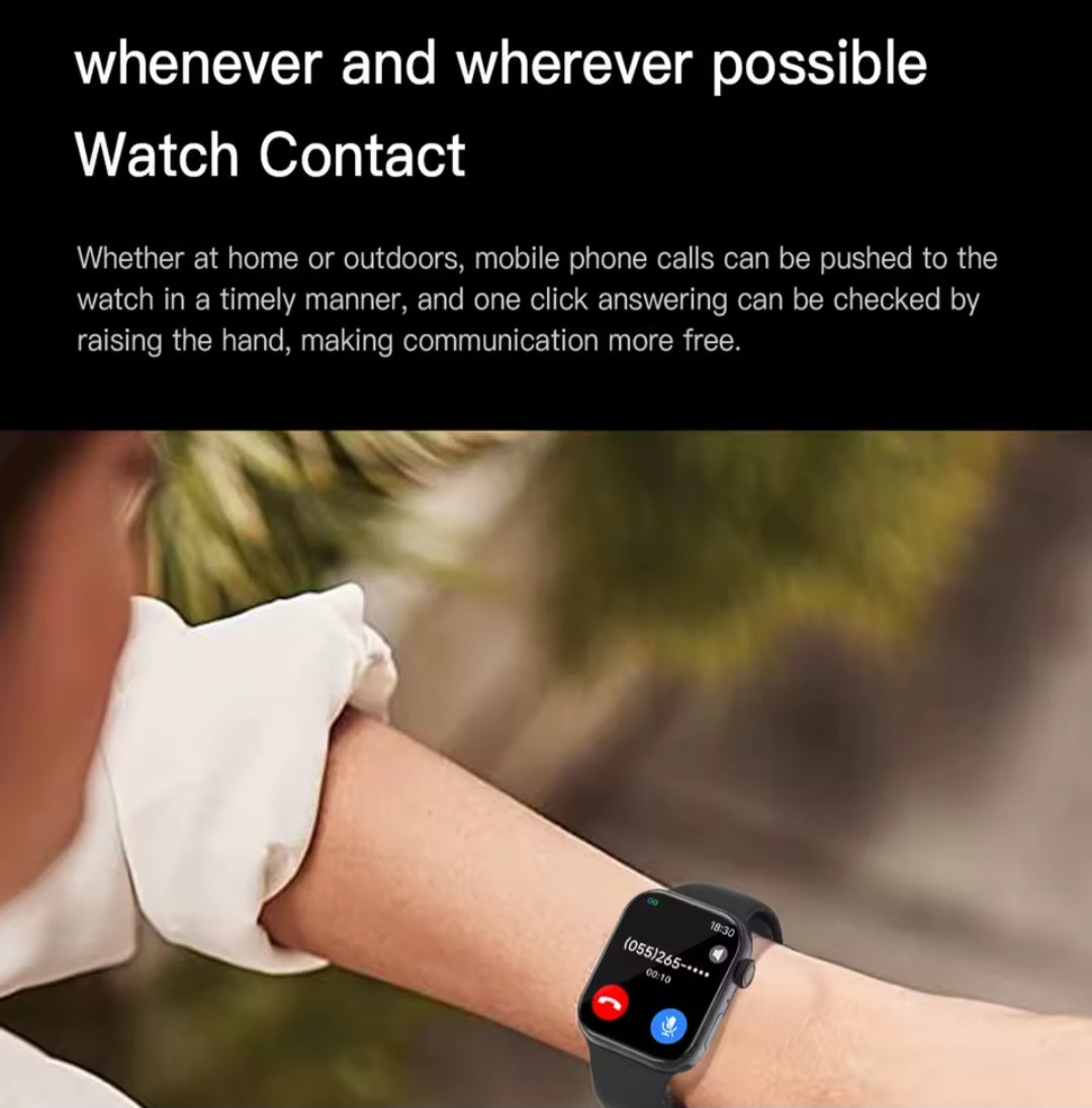 HD Smartwatch – Bluetooth Call, Health Tracking, Fitness & Outdoor, Unisex